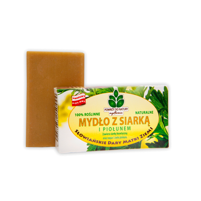 Naturalne mydło z siarką i piołunem, 100 g, Powrót do natury
