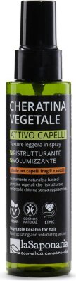 Keratyna roślinna - aktywny spray do włosów, 100 ml, La Saponaria