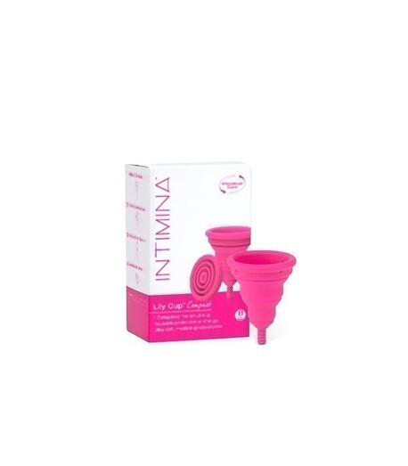 Składany kubeczek menstruacyjny, Lily Cup Compact, Rozmiar B, INTIMINA (3)