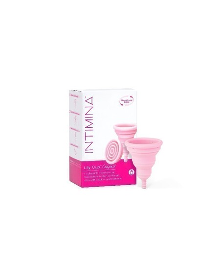 Składany kubeczek menstruacyjny, Lily Cup Compact, Rozmiar A, INTIMINA (3)